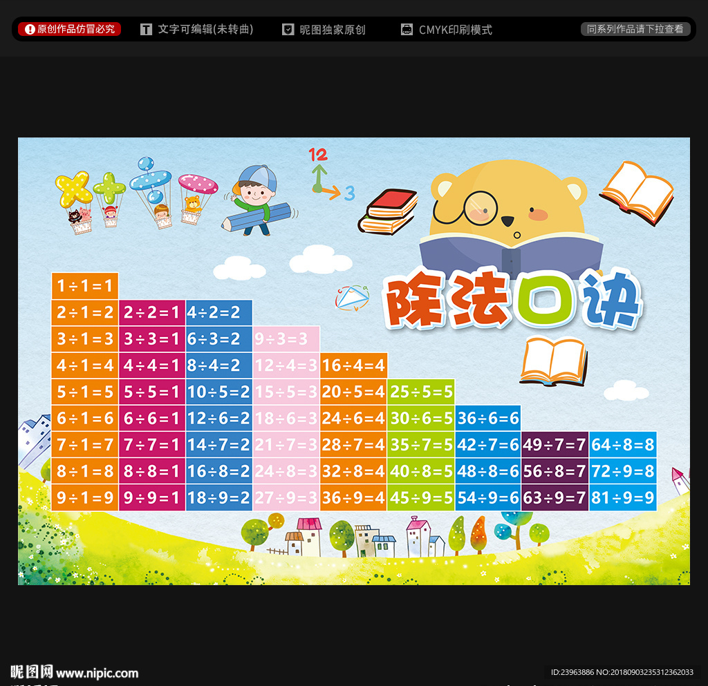 记忆除法口诀软件下载_(快速记除法口诀表的诀窍)