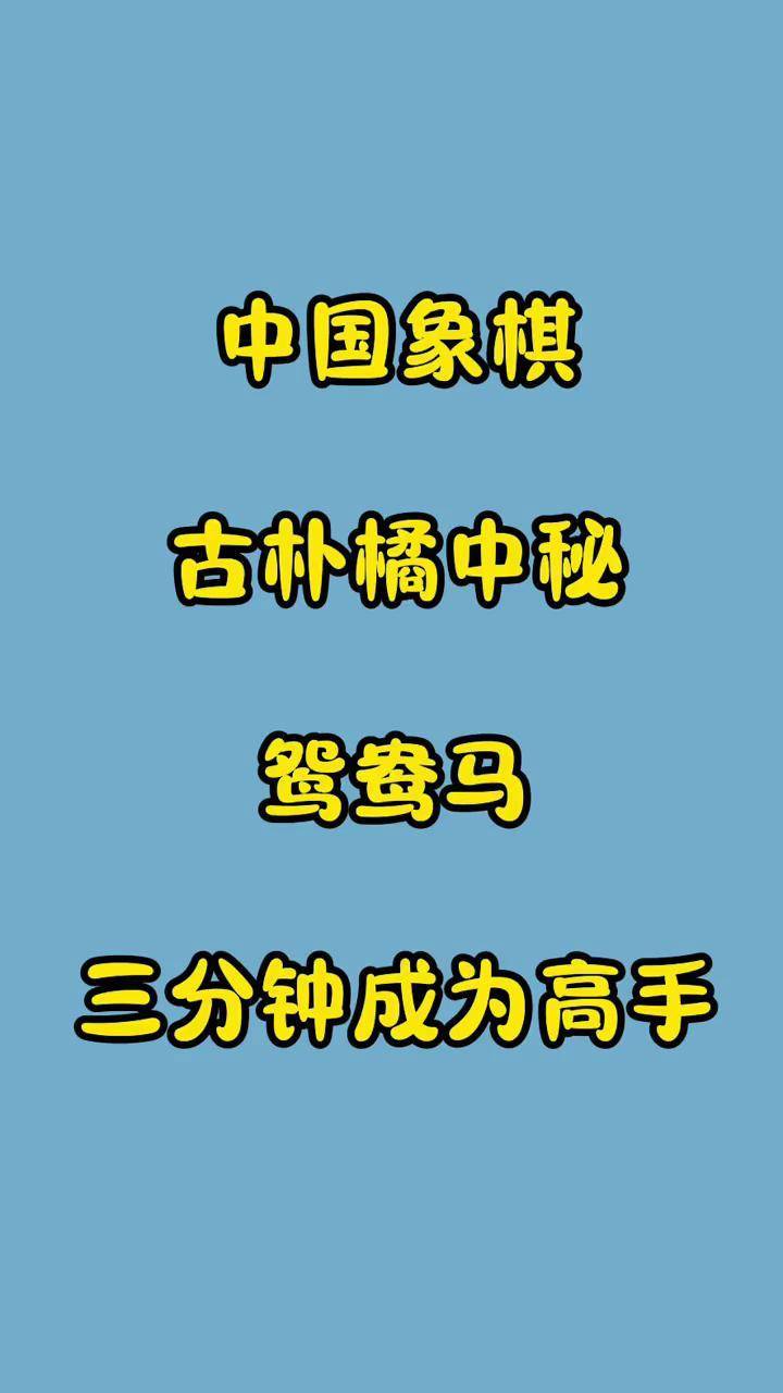象棋酒馆下载视频安装-(象棋酒馆下载视频安装教程)